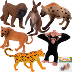 Набор животных Levatoys MK2207-15 Дикие в пак.