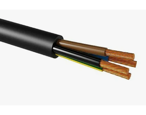 Провод бытовой ПВС 4х1,5 черный ГОСТ (бухта 100) (кратно 100)