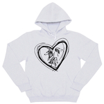 Толстовка "Силуэты в сердце"