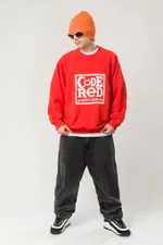 Толстовка Codered Overcrew Summer Street Man Красный Код