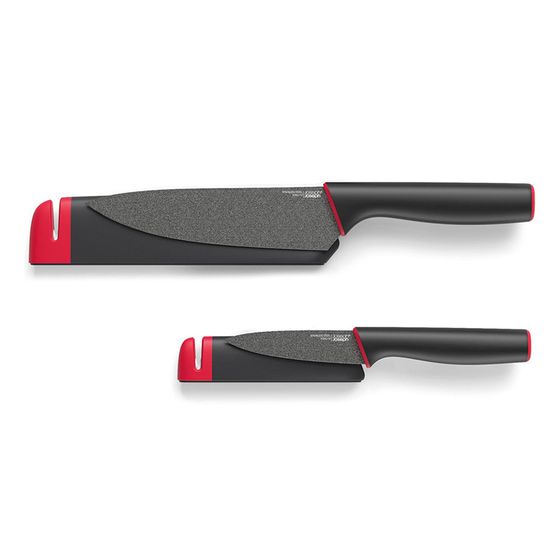 Набор из 2 ножей в чехлах со встроенной ножеточкой Slice&amp;Sharpen
