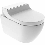 Унитаз-биде подвесной Geberit AquaClean 146.094.11.1 белый, с крышкой микролифт, безободковый