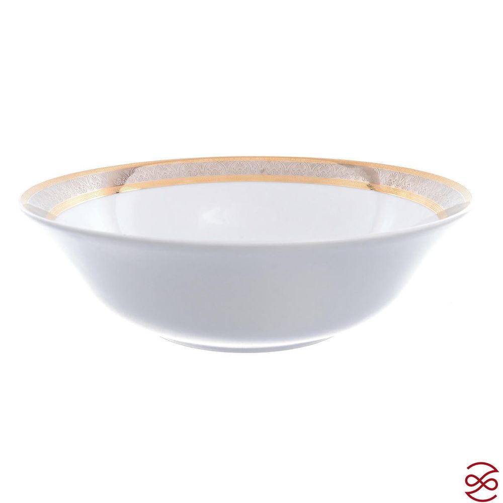 Столовый сервиз на 6 персон Thun Опал широкий кант платина золото 28 предметов