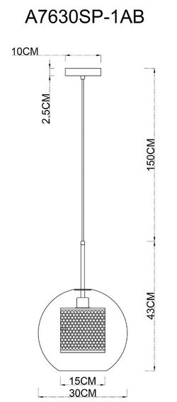 Подвесной светильник Arte Lamp