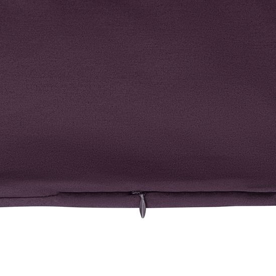 Комплект постельного белья из стираного перкаля сливового цвета из коллекции essential, 200х220 см