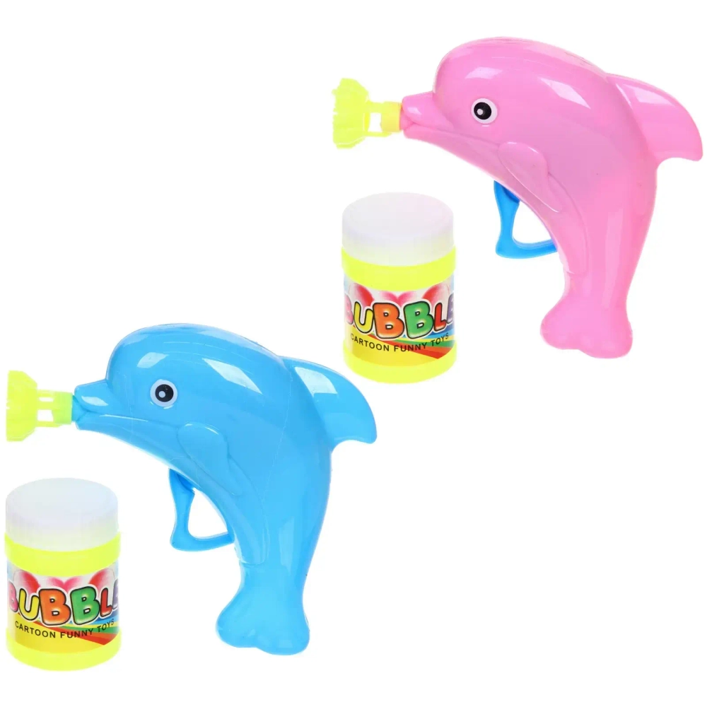 Мыльные пузыри «Дельфин» пистолет 12,5*12,5 см, 50 мл, цвет микс