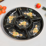 Менажница 5-ти секционная 26см "Черный трюфель" Prima Collection