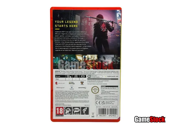 Cyberpunk 2077 Ultimate Edition (Nintendo Switch 2, Русские субтитры, Б/У)