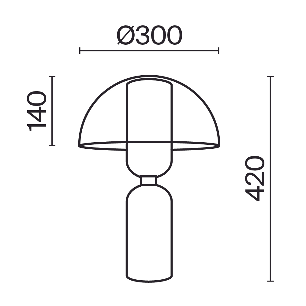 Настольная лампа Maytoni Memory MOD177TL-01B