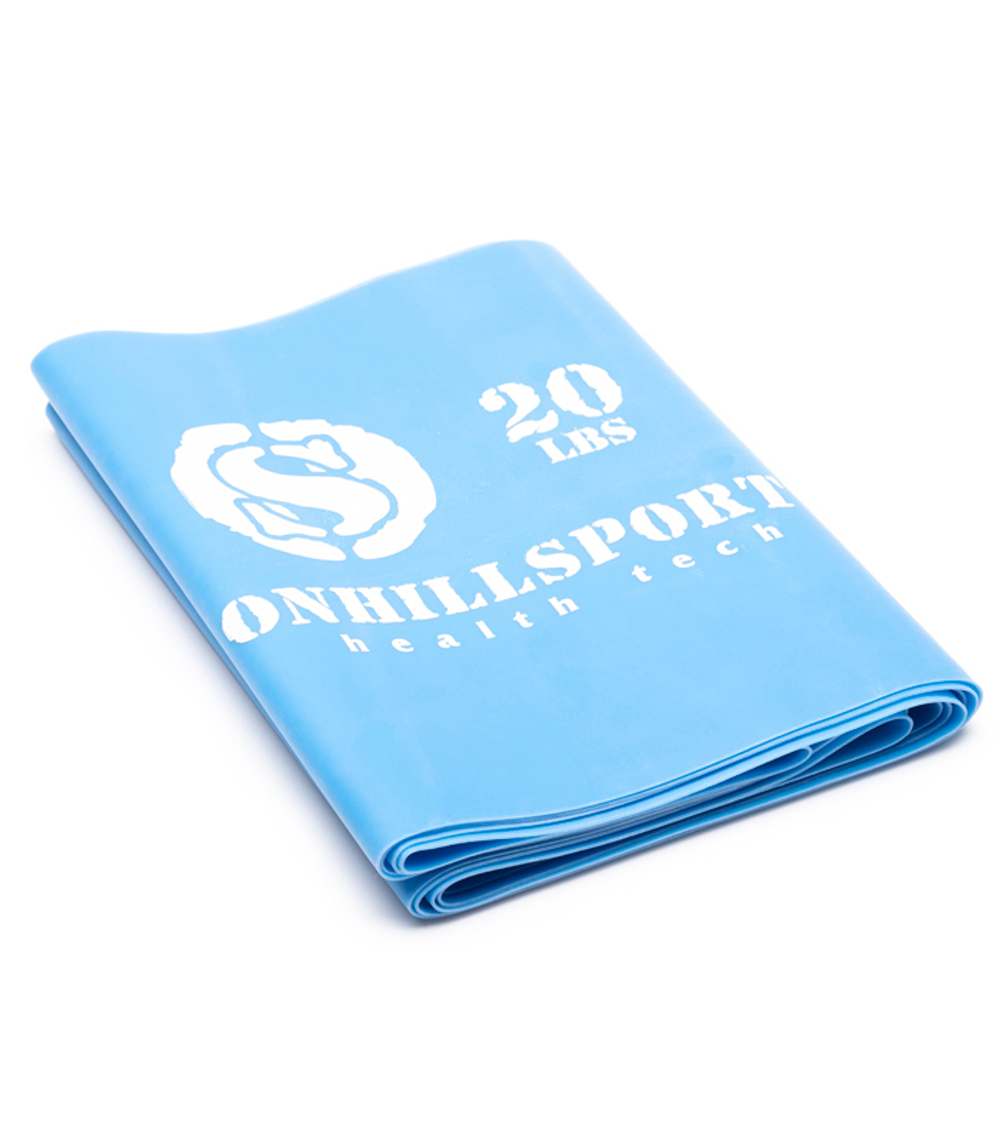 Фитнес Лента латексная голубая 20 LBS – 9,1 кг