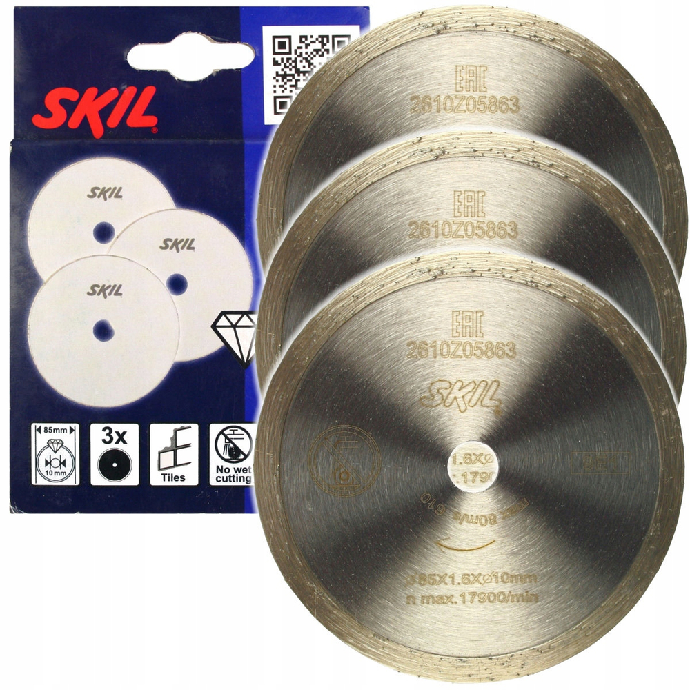 Диск алмазный 85х10 мм для мультипилы Skil 5330 2610Z06138