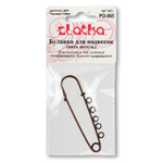 "Zlatka" Булавка для подвесок (5 петель) PO-065 6.5 см №01 под золото