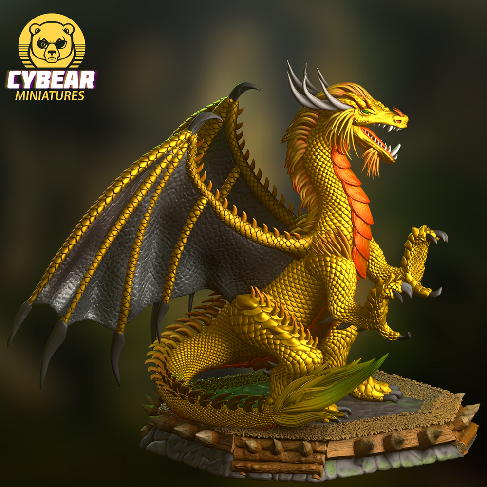 Фигурка Герои 3 Золотой дракон Heroes of Might and Magic 3 The Golden Dragon