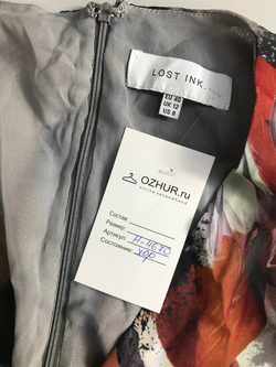 Платье Lost Ink красивое, маркировка 40, визуально 46 размер