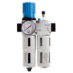 Фильтр влагоотделитель с редуктором и лубрикатор 1/2", 16 бар, МАСТАК