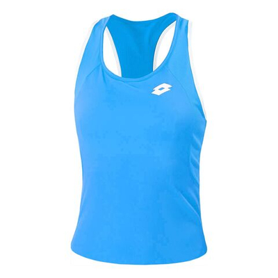 Женская теннисная майка Lotto Squadra II PL Tank Top Women - Turquoise, White