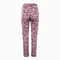 Брюки женские с принтом, цвет розовый с черн рисунком, размер 48
