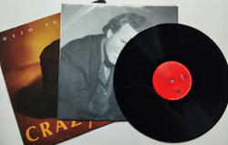 Винтажная виниловая пластинка LP Julio Iglesias Crazy (Spain 1994)