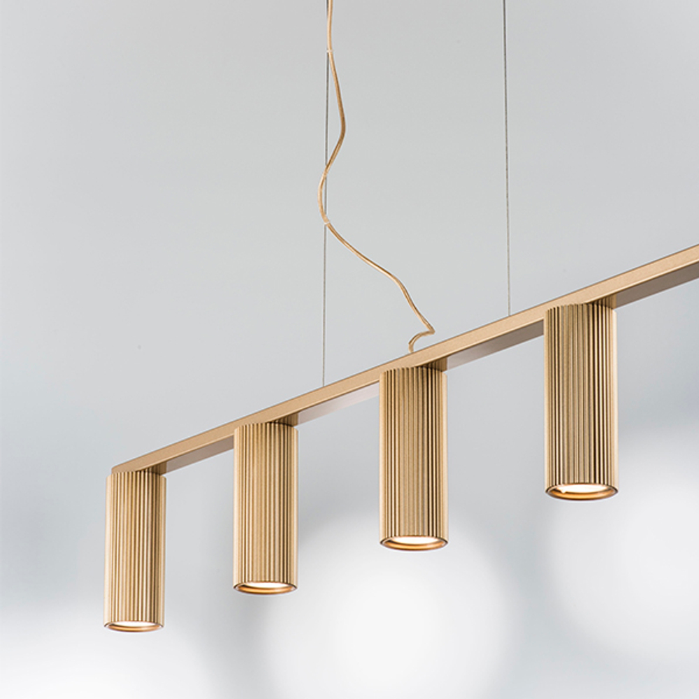 718053 Люстра ROMA 5х28W GU10 (led) ШАМПАНЬ