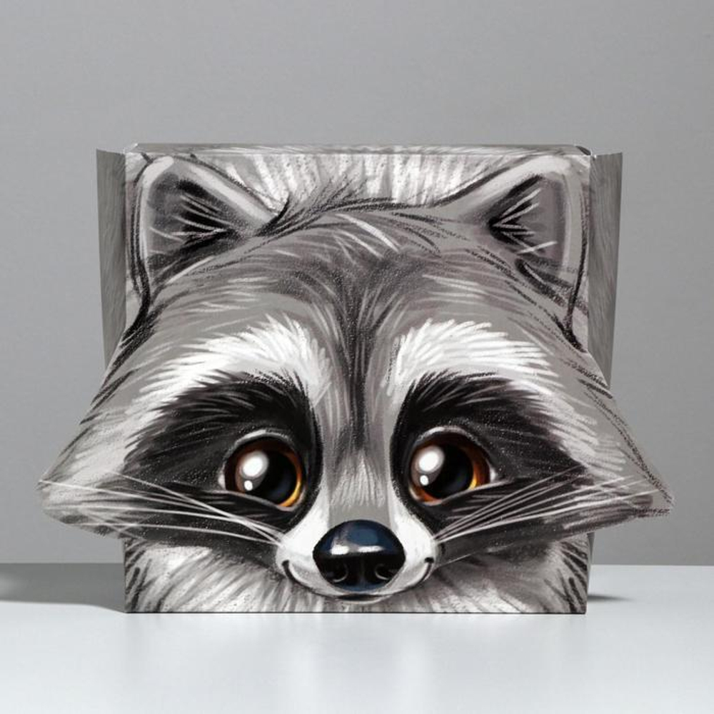 Коробка складная «Енотик», 25 × 25 × 10 см