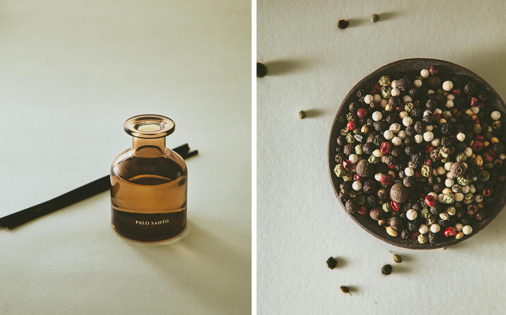 Zara Home PALO SANTO REED DIFFUSERS — ароматический диффузор с тростниковыми палочками, Пало Санто, 120 мл