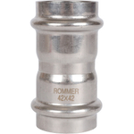 ROMMER Муфта соединительная 42x42 из нержавеющей стали прессовой