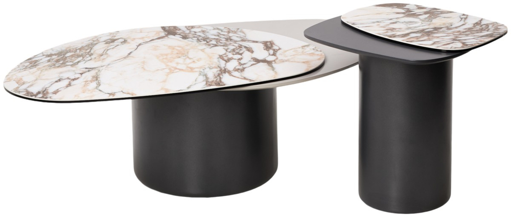 Стол М-City DISAUR Кофейный Арвид (Arvid) Tl-312 Испанская керамика на стекле, МДФ, темно-серый МДФ каркас