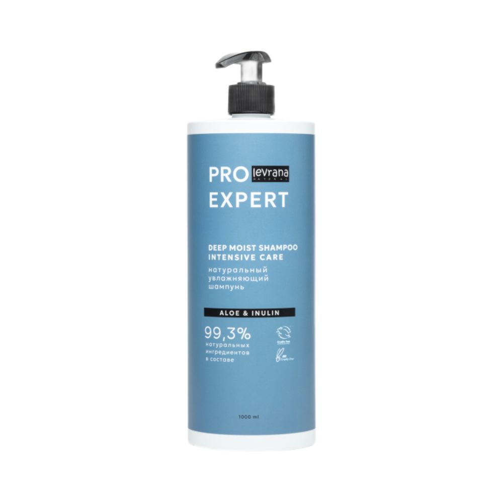 Pro Expert Натуральный увлажняющий шампунь АЛОЕ & ИНУЛИН 1л (Levrana)