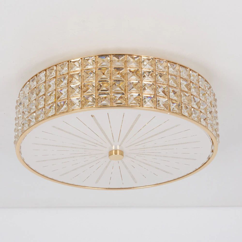 Citilux Портал CL324152 Люстра хрустальная Золото