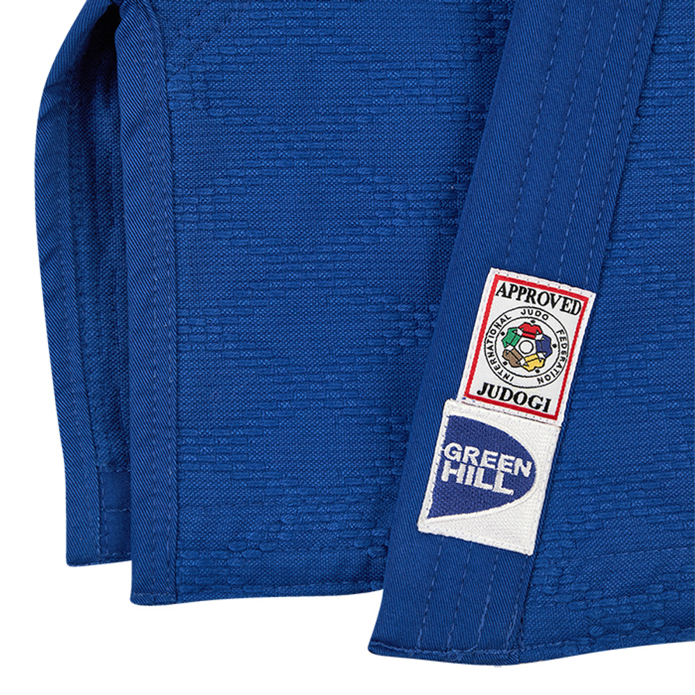 JSS-10212 Кимоно Дзюдо SUPER одобрено IJF синее