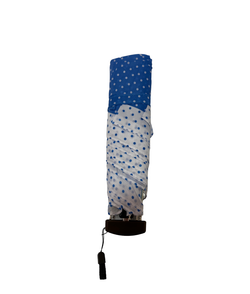 Зонт женский складной механика "ЭПОНЖ", расцветка - мелкий горошек ("Три слона" - арт. L1353)