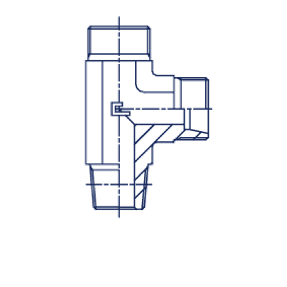 Штуцер FLC DS12 BSPT 3/8" (корпус)