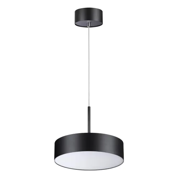 358762 OVER NT21 354 черный Светильник накладной светодиодный, длина провода 2м IP20 LED 30W 4000K 2600Лм 100-265V PROMETA