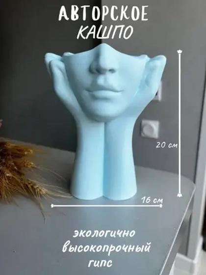 Кашпо-Ваза интерьерная для суккулентов