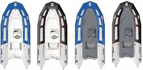 Моторная лодка Zodiac PRO 550 PVC RED TUBE - WHITE HULL