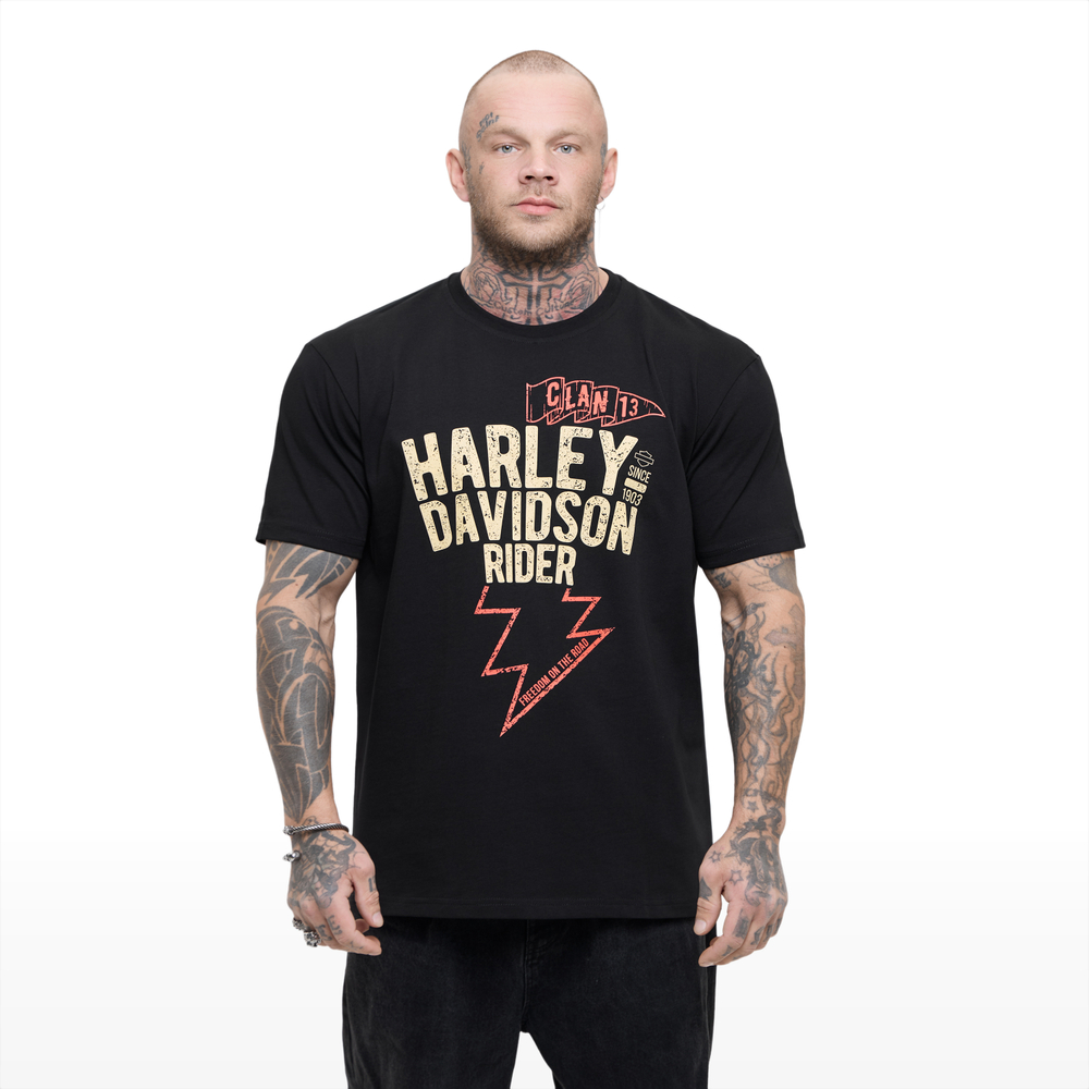 Футболка CLAN13 HARLEY RIDER, черный