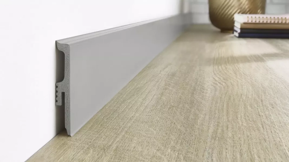 Плинтус гибкий Arbiton VIGO 80 Тёмно-серый 3 15Х80Х2200 мм