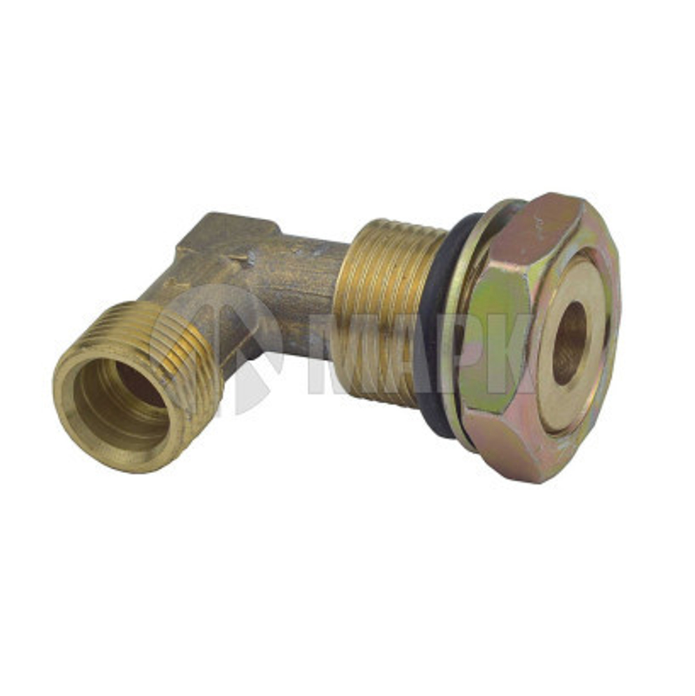 Угольник РДВ М18х1,5-М22х1,5 (в сборе) (медный)