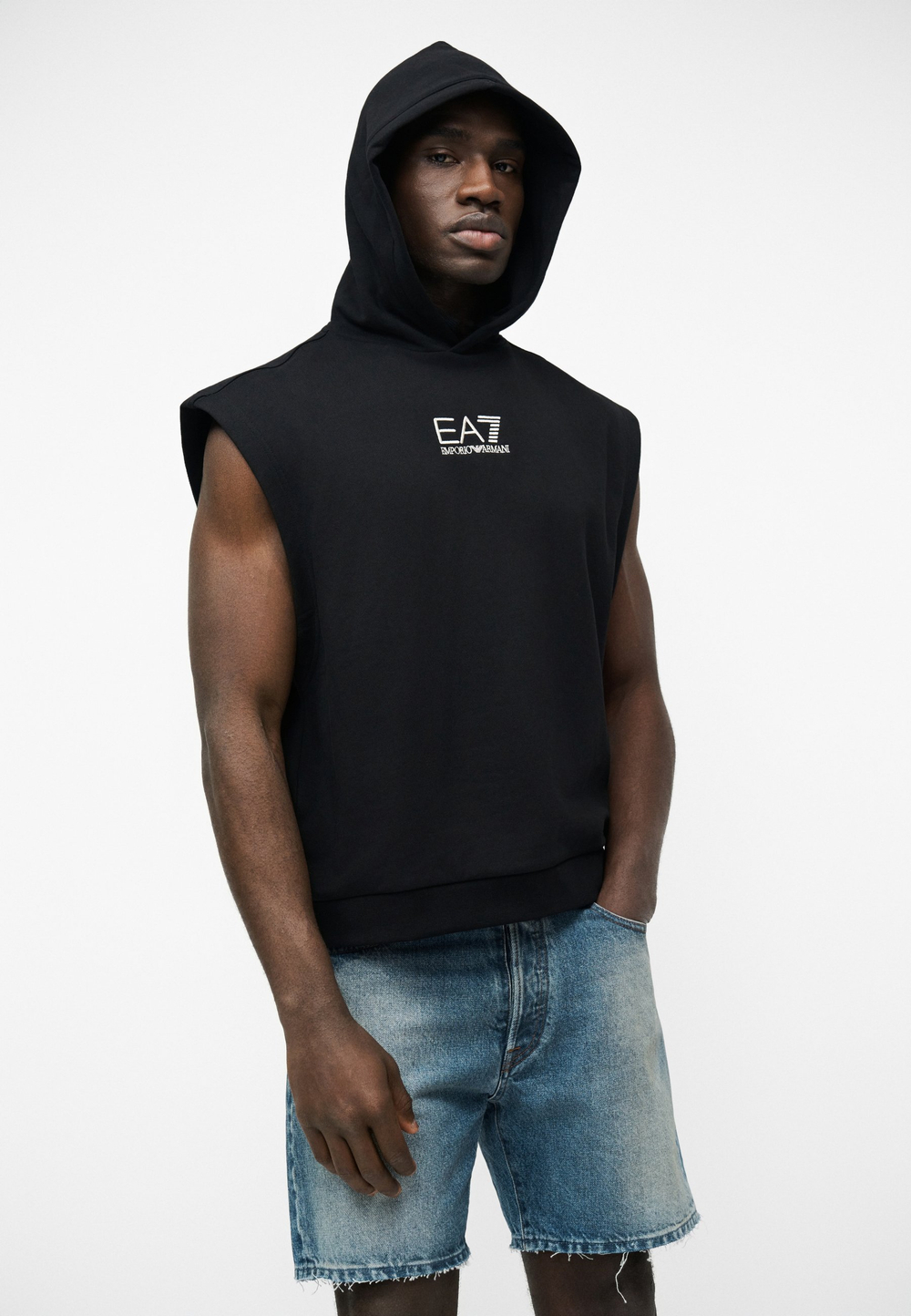 EA7 Emporio Armani UNISEX - Толстовка с капюшоном - Чёрный