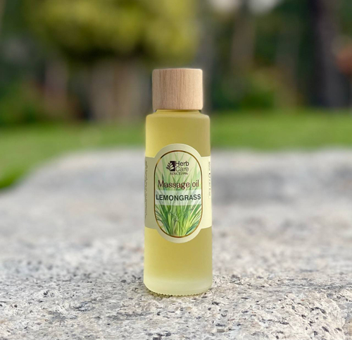 Массажное масло для тела Лемонграсс Massage Oil Lemongrass HerbCare