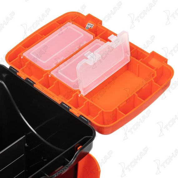 Ящик зимний Helios "FishBox" односекционный (10л) оранжевый