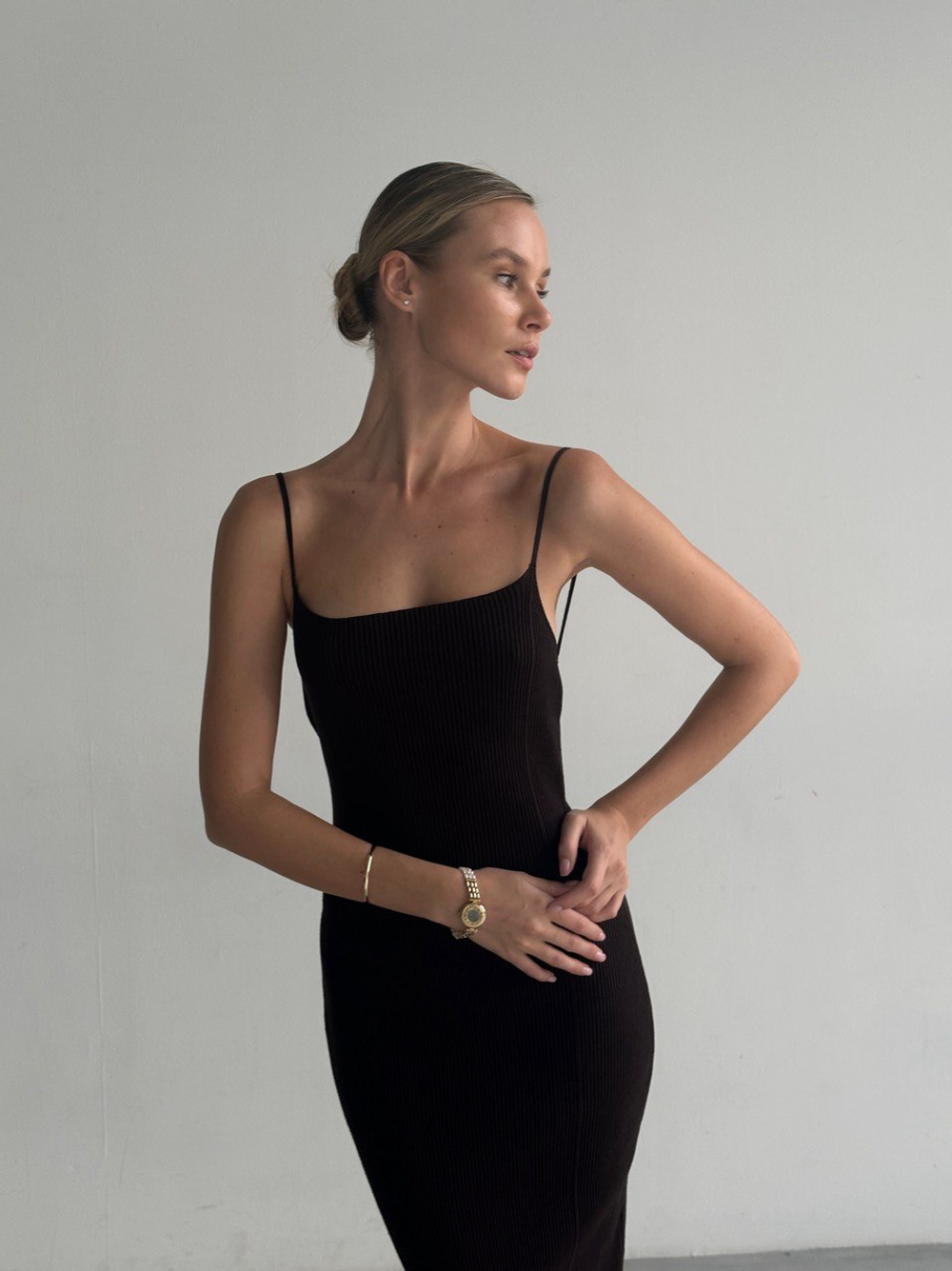 Платье DANIELLA, шоколадный