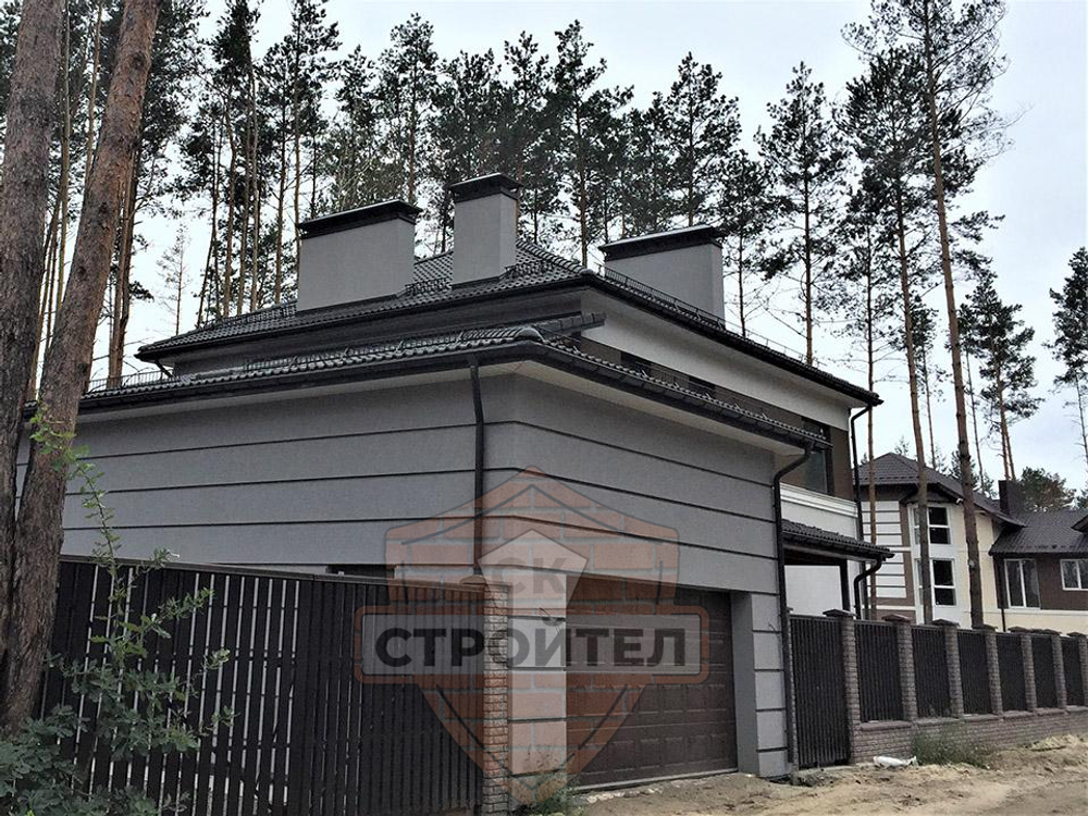 Строительство дома из газобетона 250 кв.м. по индивидуальному проекту