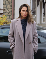 Пальто со шлицей