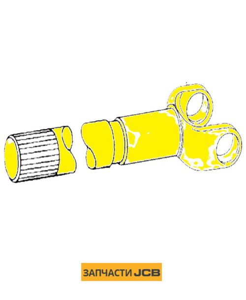 Полуось короткая JCB 331/15088