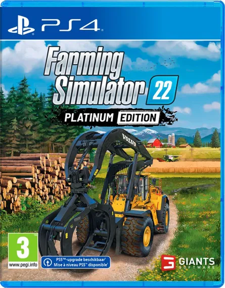 PS4 Farming Simulator 22 Platinum Edition (Новый, Русские субтитры, CUSA-34125)
