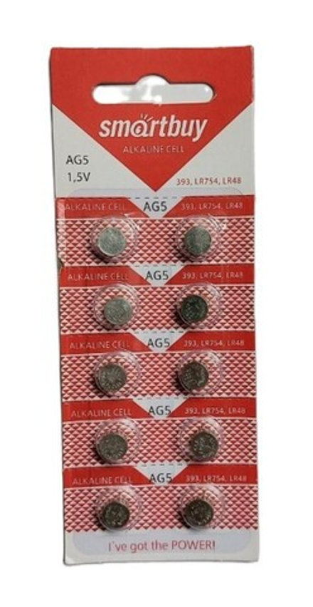 Батарейка Smartbuy AG5 LR48 LR754 1шт