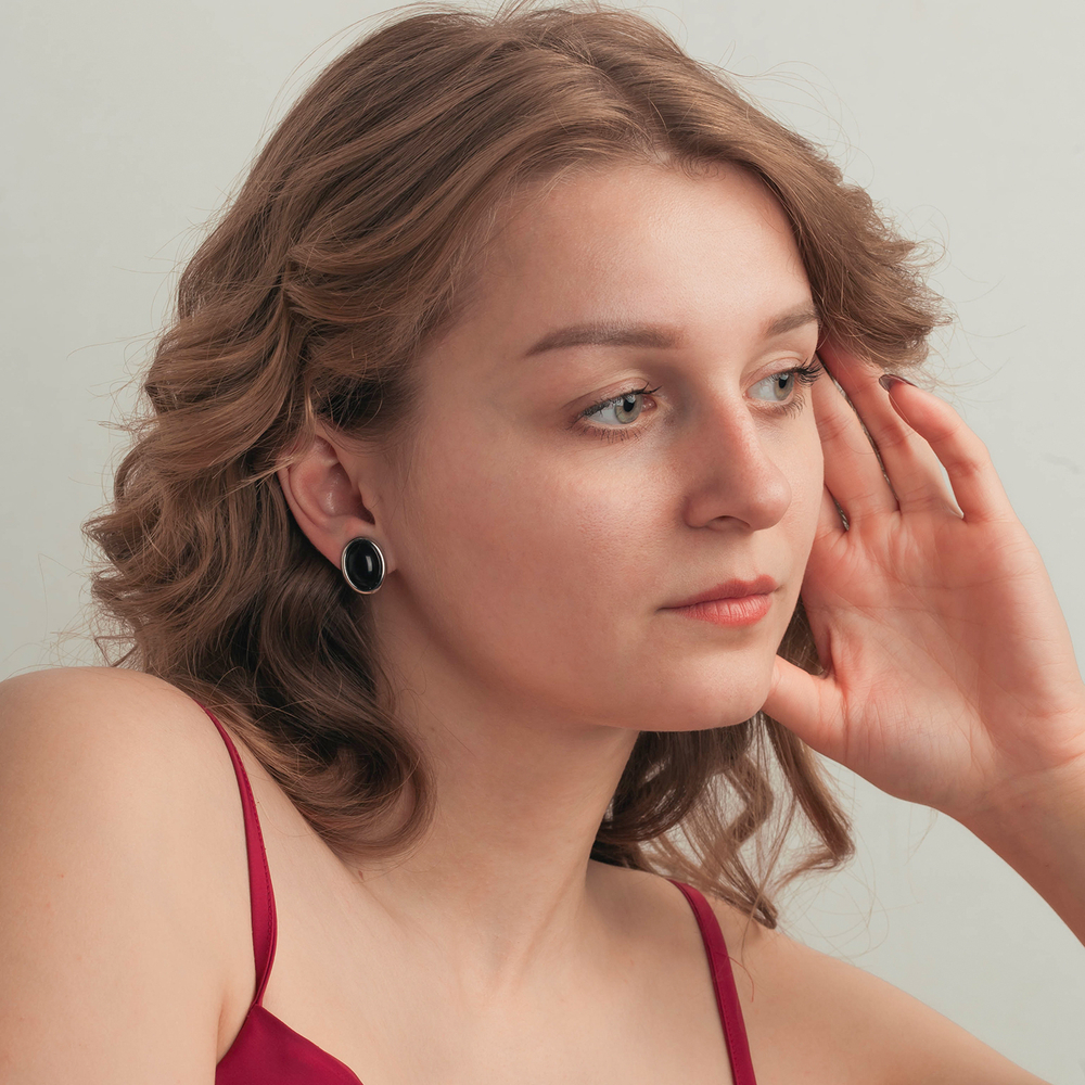 Серьги Possebon Agata Preto A0321.4 S