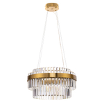 Citilux Sheldon CL339153 LED Люстра хрустальная с пультом Бронза