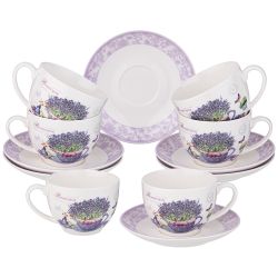 ЧАЙНЫЙ НАБОР LEFARD ЛАВАНДОВАЯ ВЕСНА НА 6 ПЕР. 12 ПР. 280 МЛ